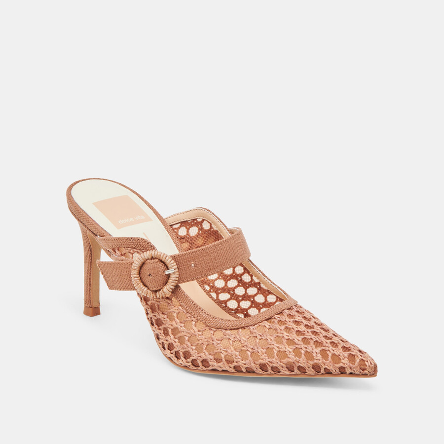 keekee heels sattelgewebtes raffia