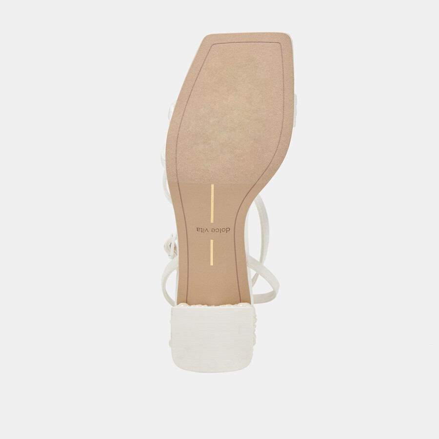 ysabel pearl heels reinweißer satin