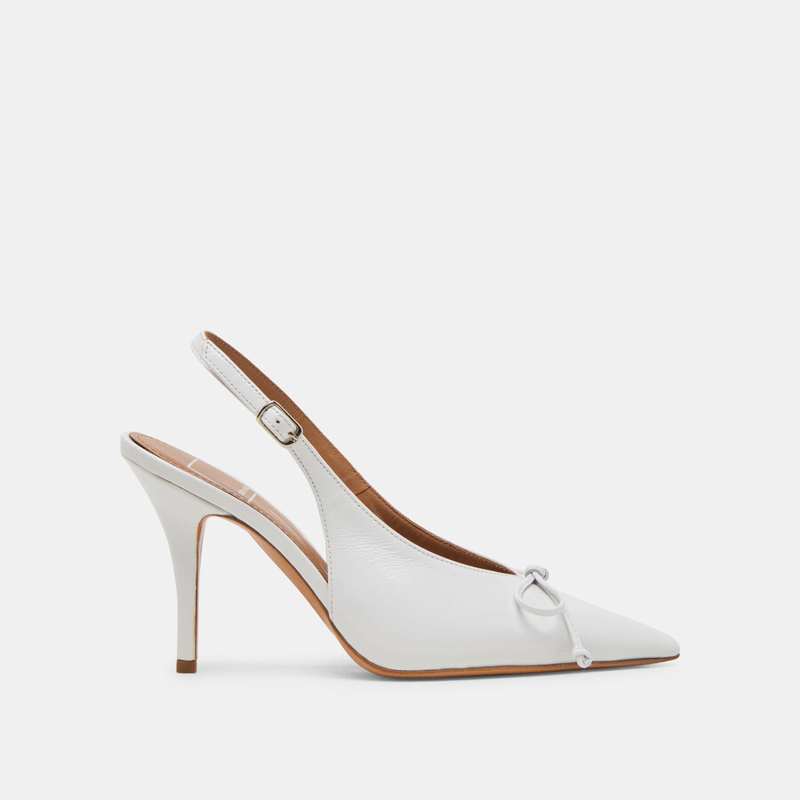 geena heels weißes leder