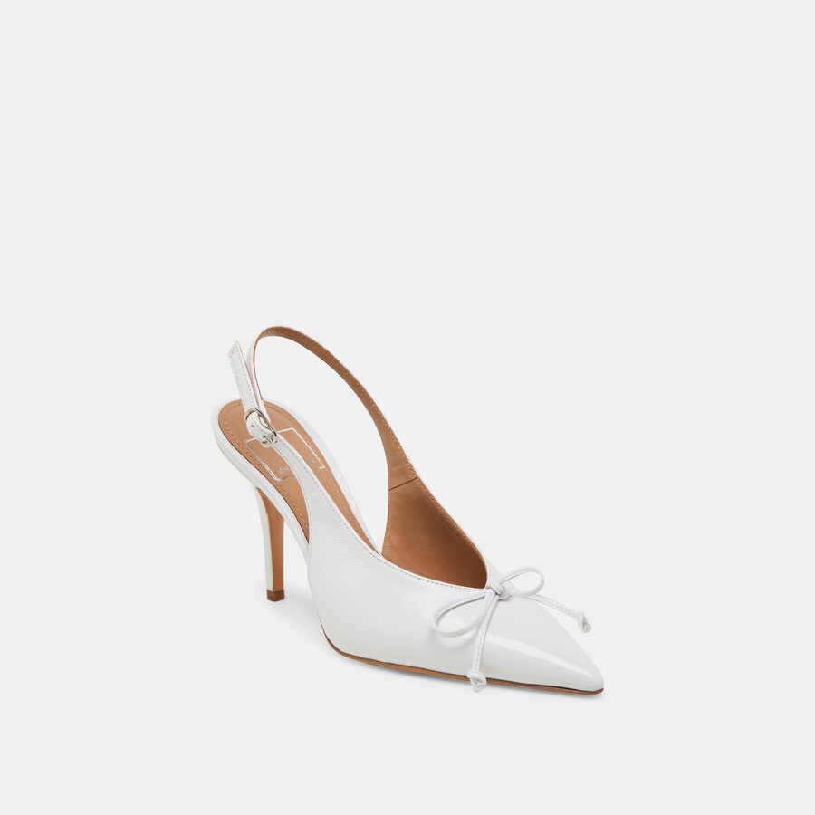 geena heels weißes leder