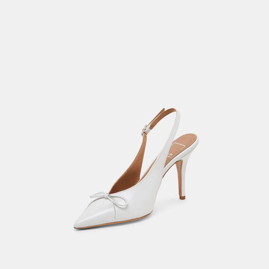 geena heels weißes leder