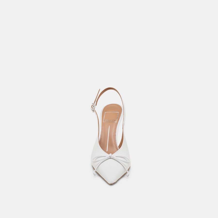 geena heels weißes leder
