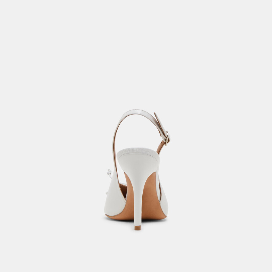 geena heels weißes leder