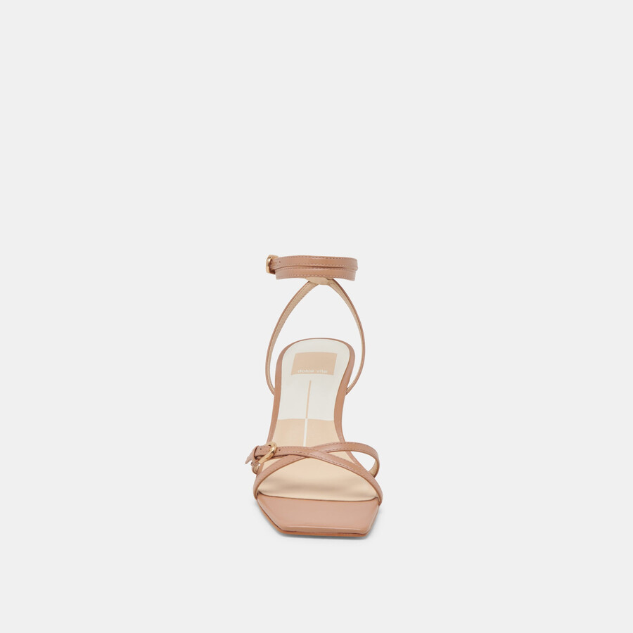 bamby heels whiskey leder