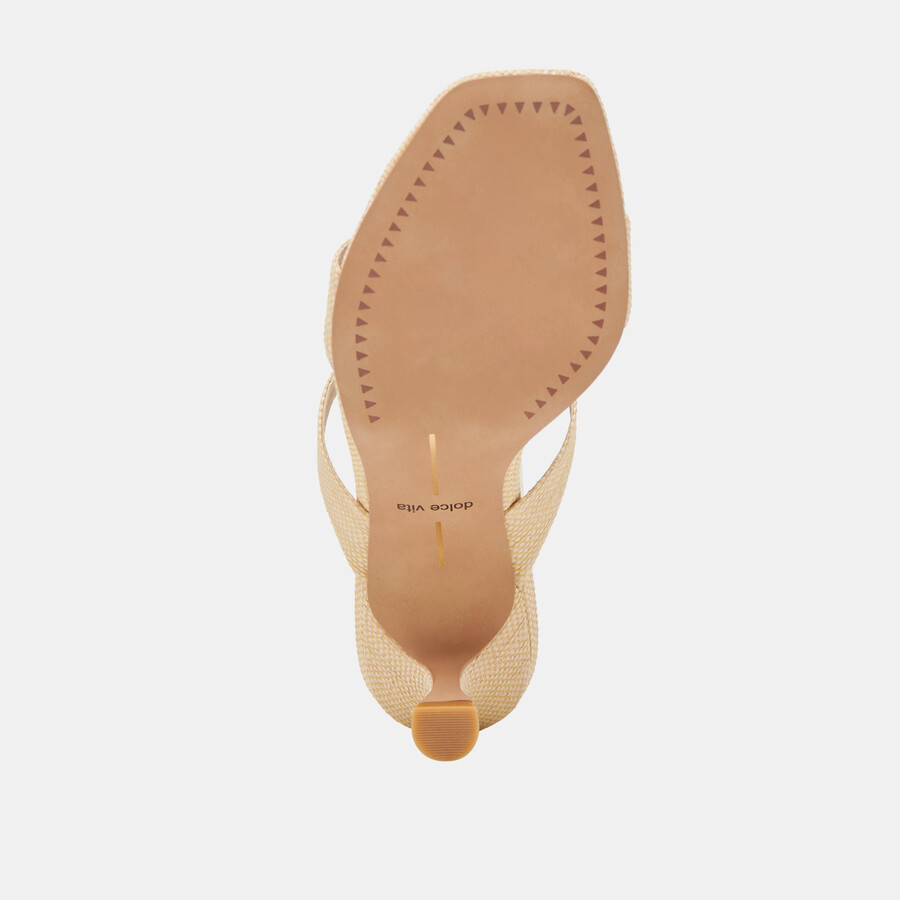 genora heels hellnatur gewebtes raffia