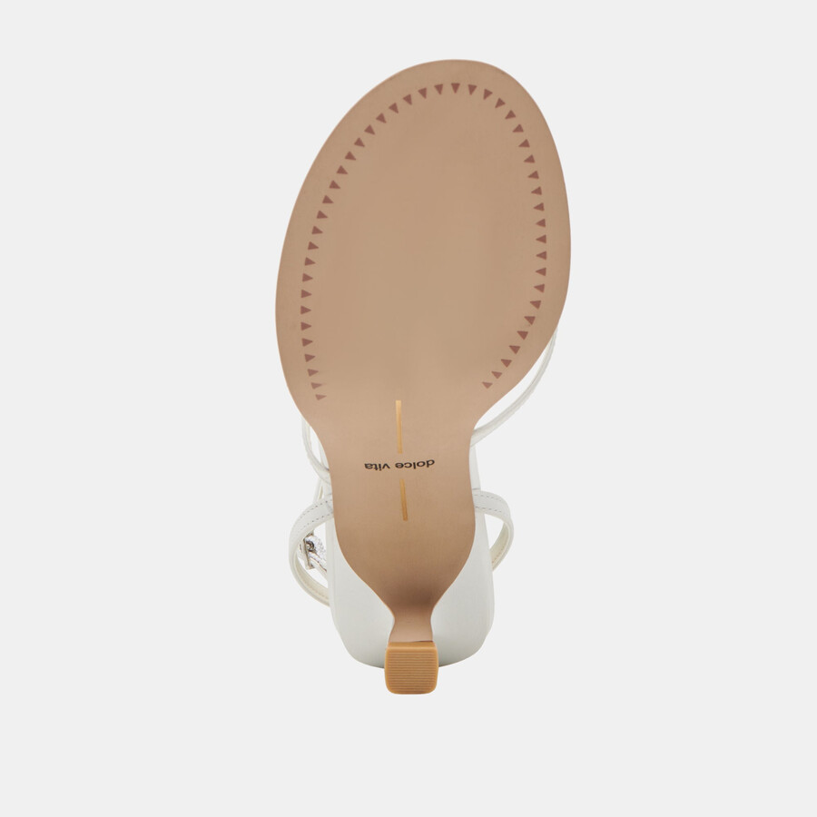 morah heels true white leather