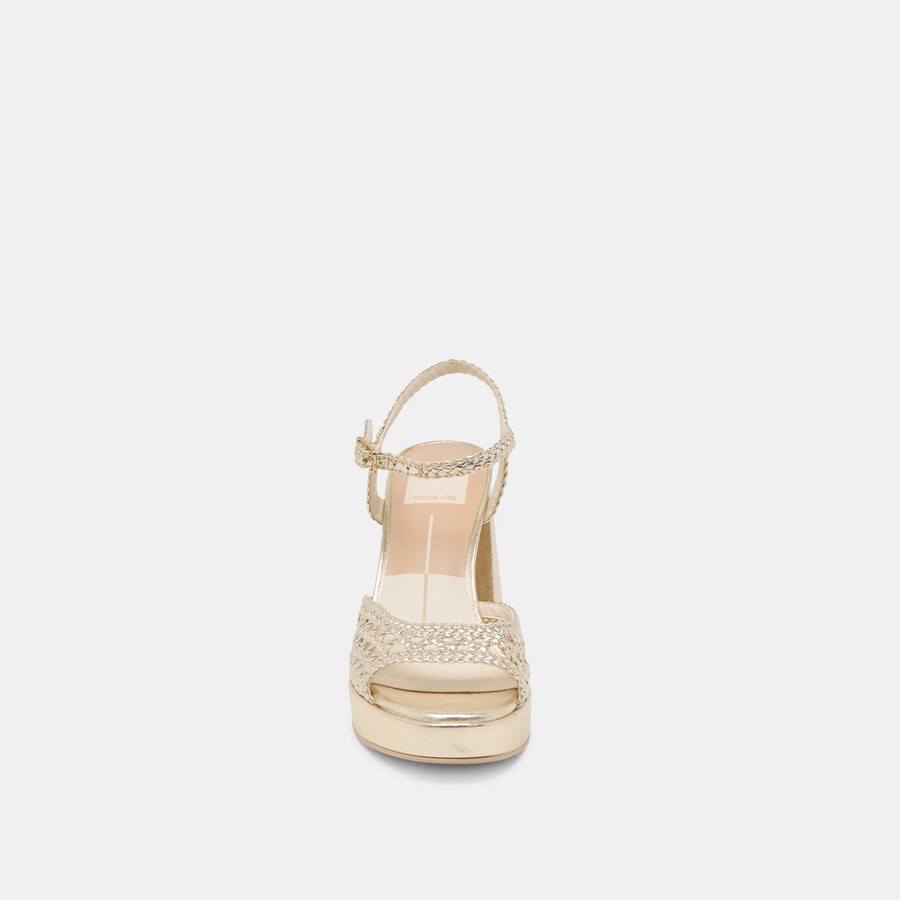 peyten heels hellgold gewebt stella
