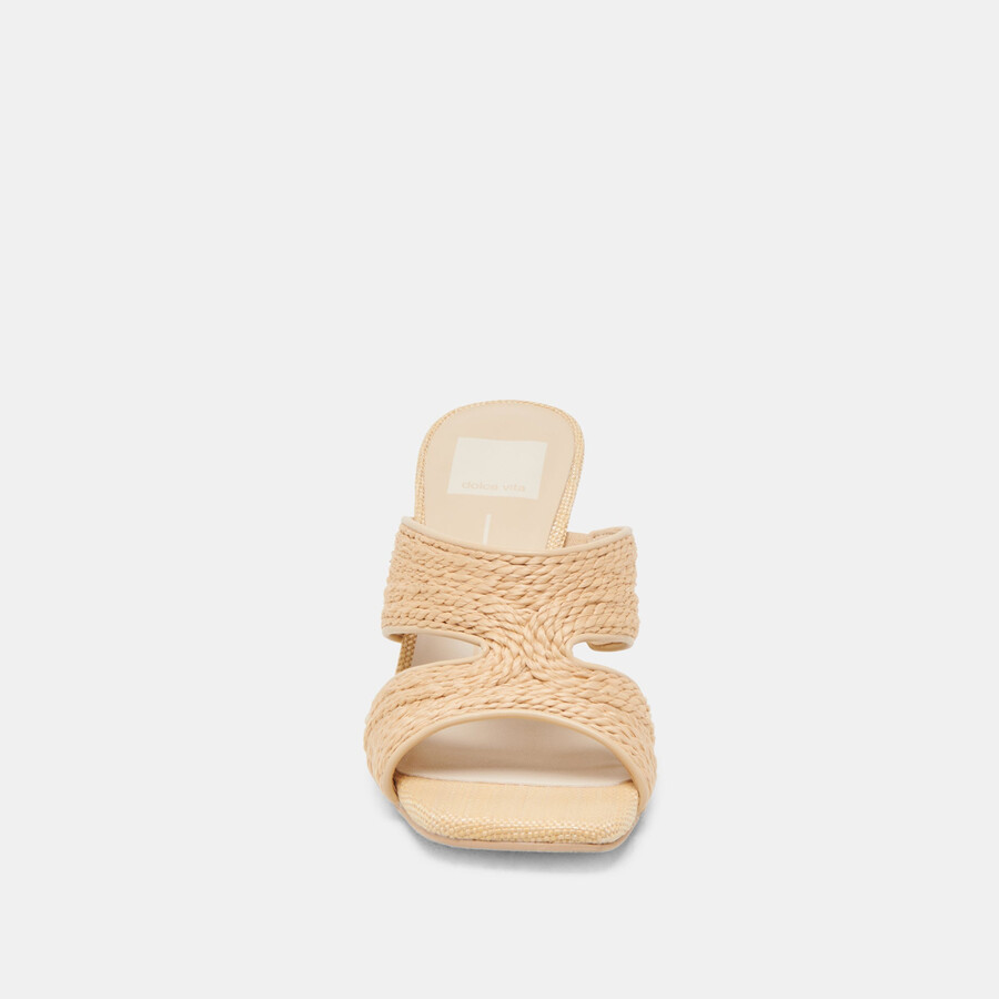 gitel heels hellbraunes naturraffia