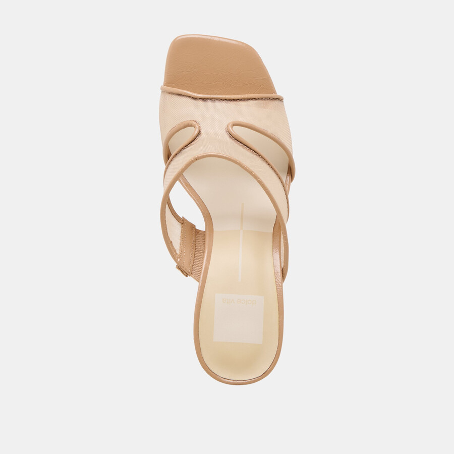 gitel heels hellbraunes mesh