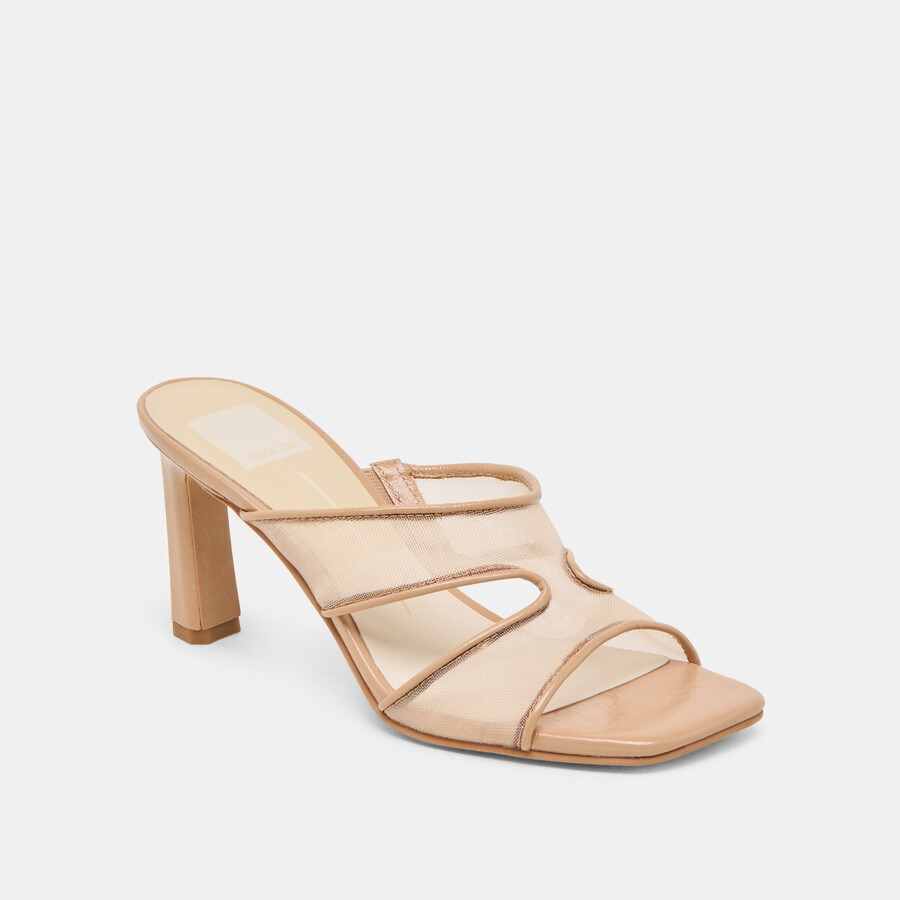 gitel heels hellbraunes mesh