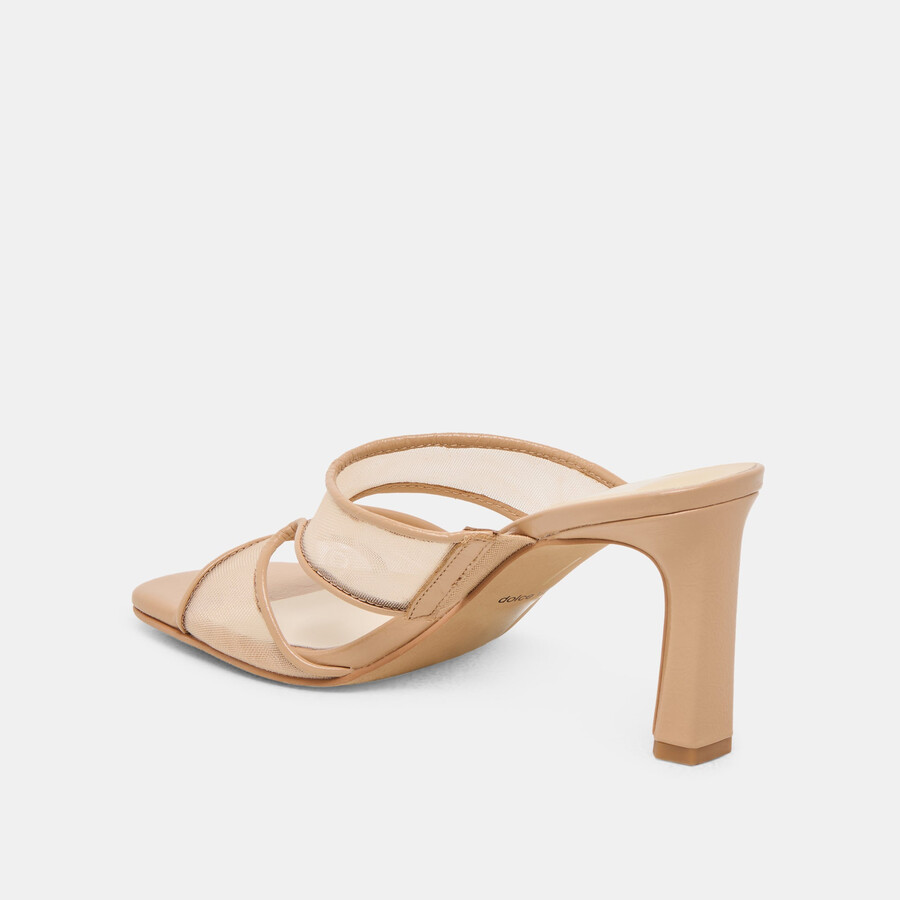 gitel heels hellbraunes mesh