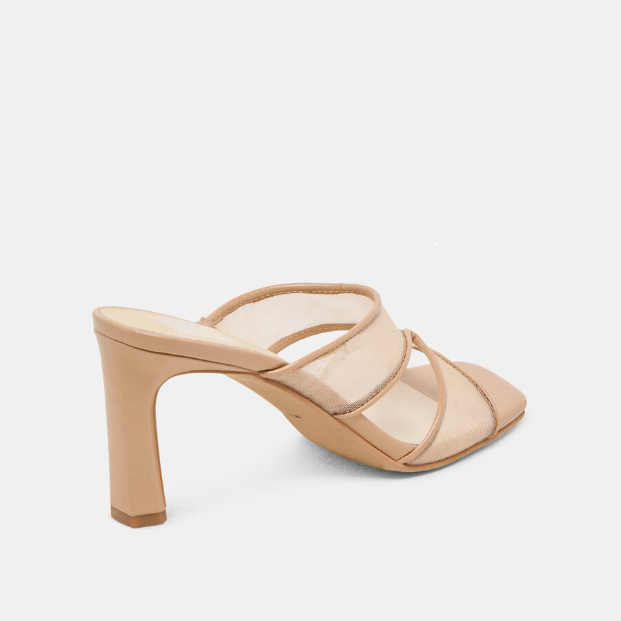 gitel heels hellbraunes mesh