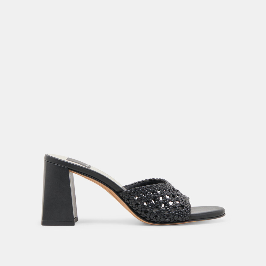margoe heels schwarz gewebt stella