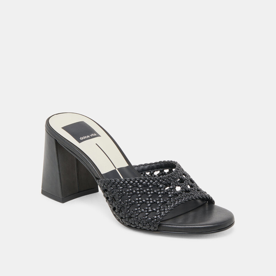 margoe heels schwarz gewebt stella
