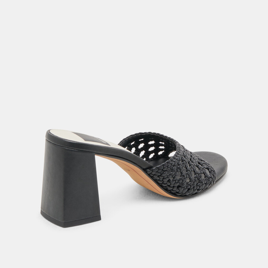 margoe heels schwarz gewebt stella