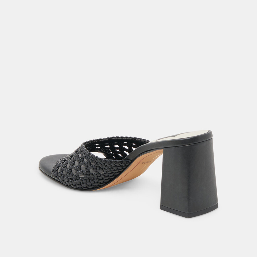 margoe heels schwarz gewebt stella