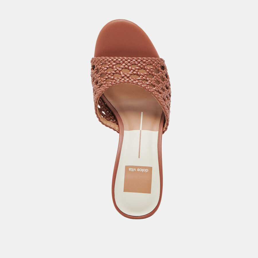 margoe heels cognac woven stella