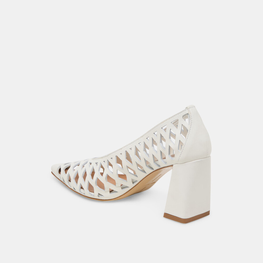 tanya heels aus gewebtem leder