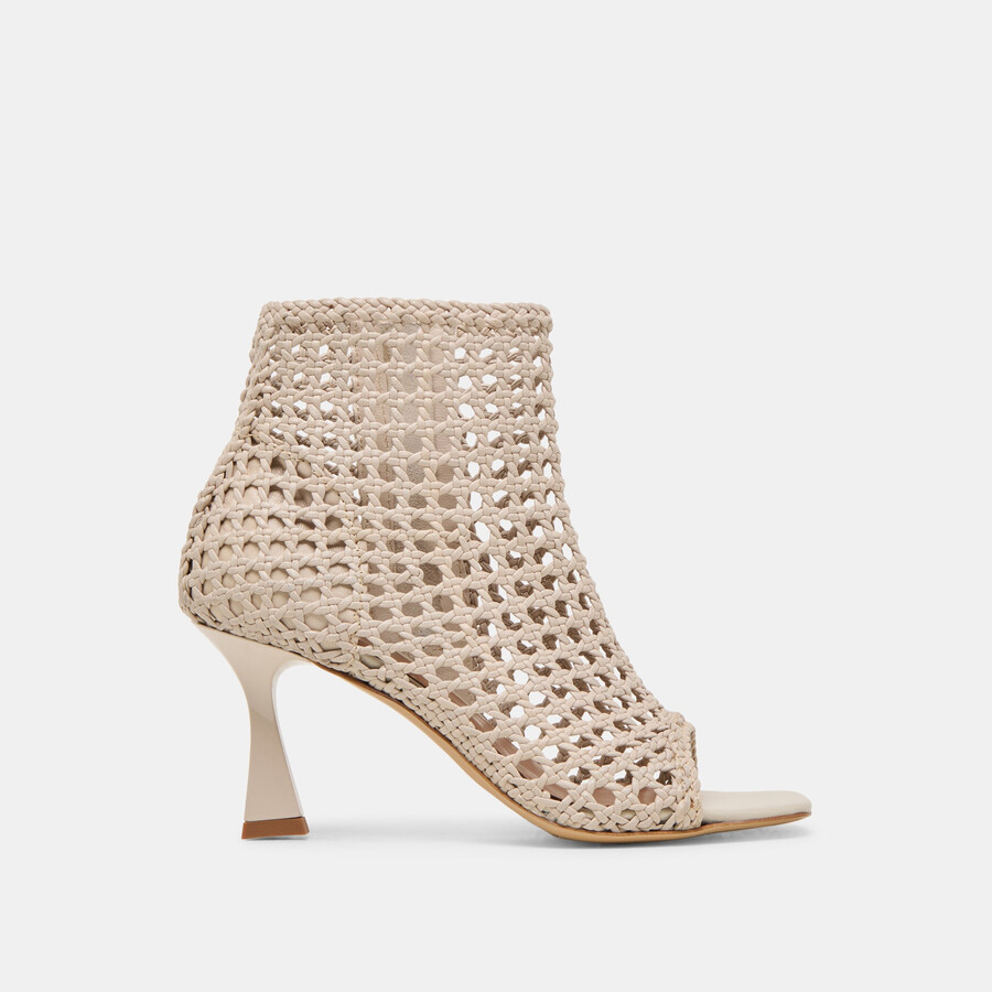 quin heels knochengewebtes leder