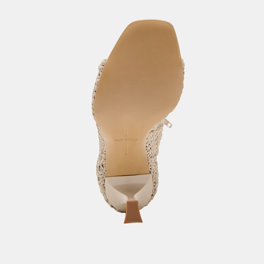 quin heels knochengewebtes leder
