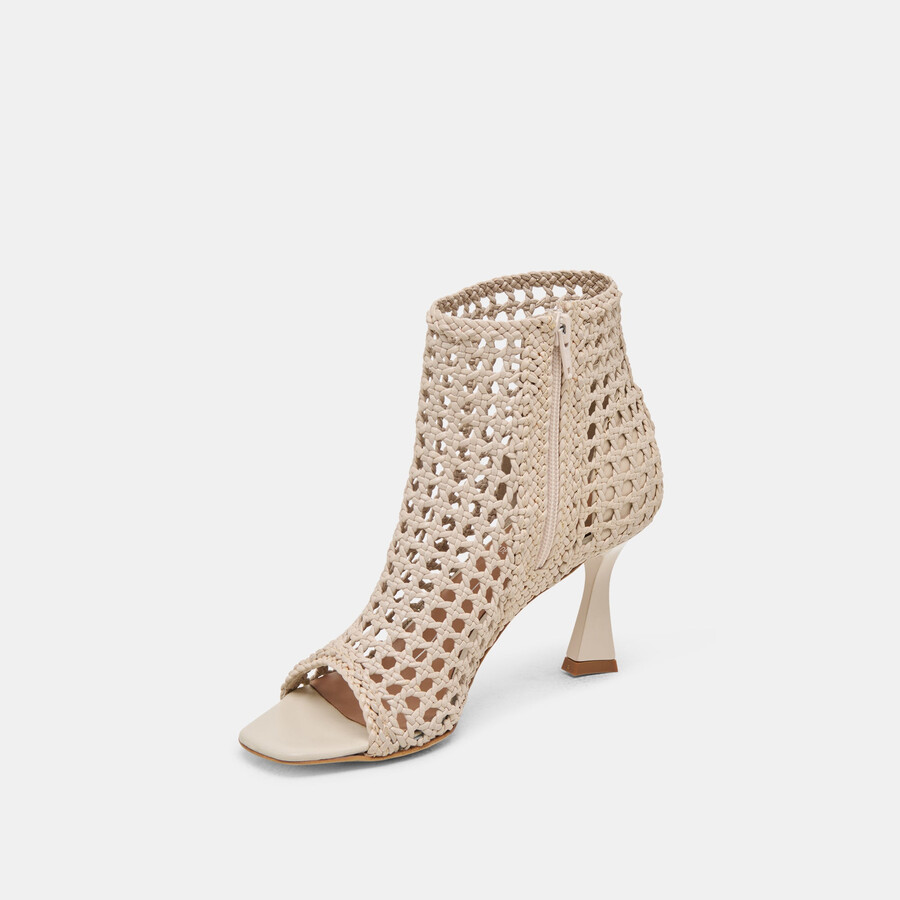 quin heels knochengewebtes leder