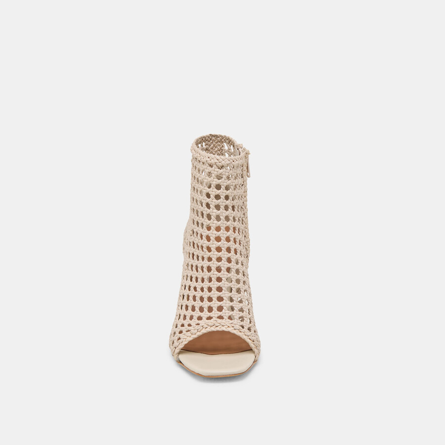quin heels knochengewebtes leder