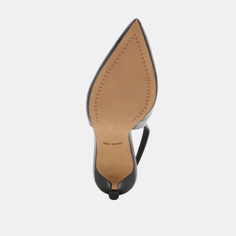 alenna heels midnight crinkle lackleder