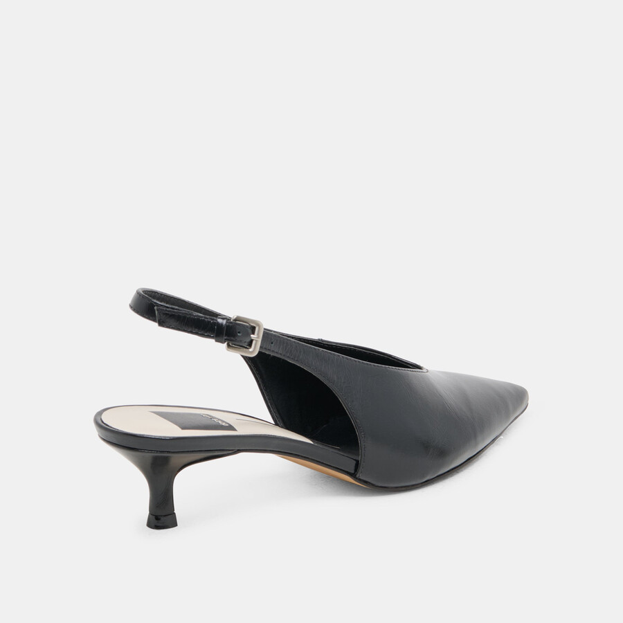 alenna heels midnight crinkle lackleder