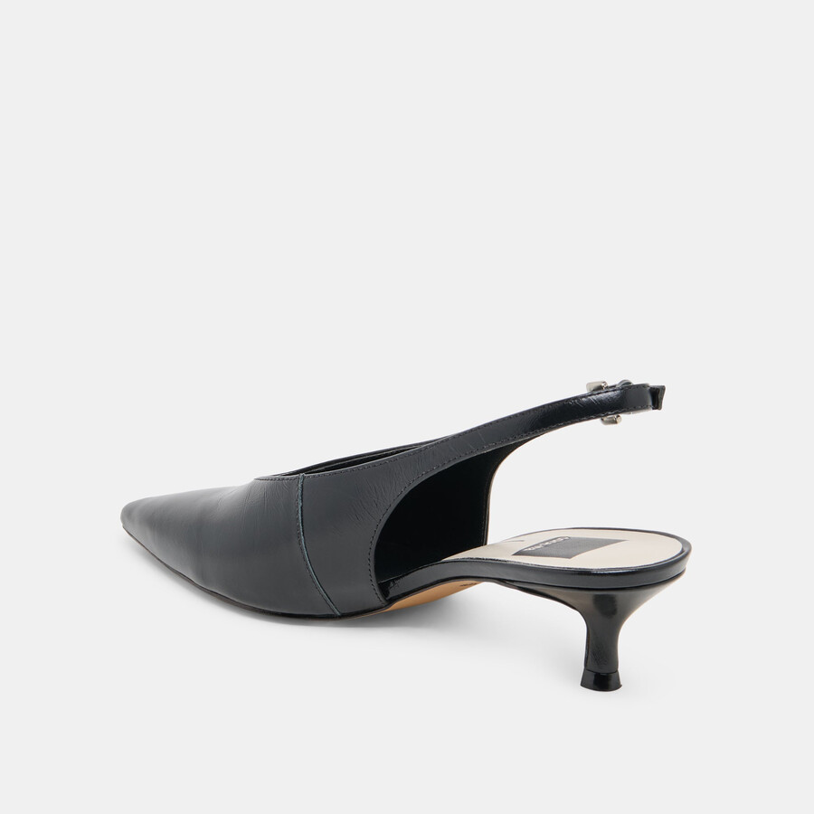 alenna heels midnight crinkle lackleder