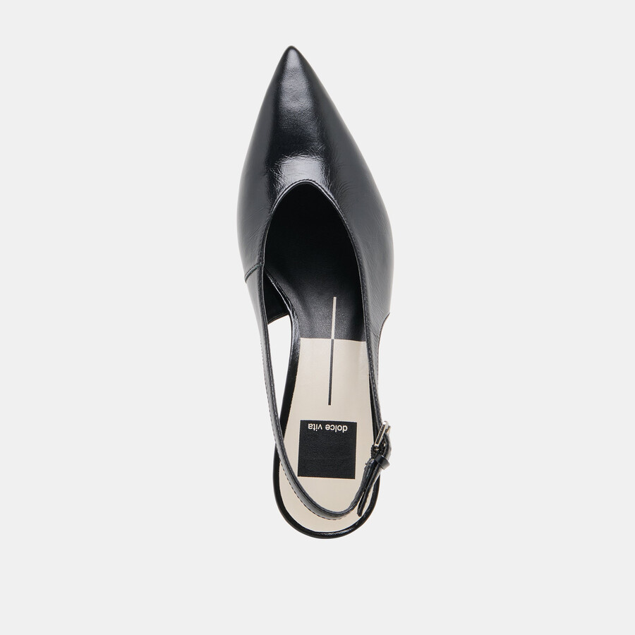 alenna heels midnight crinkle lackleder