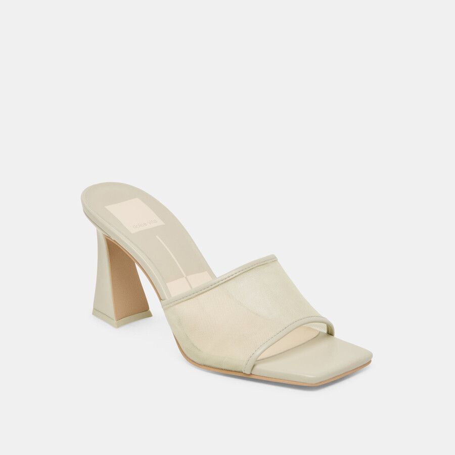 narda heels in hellgrün-mesh