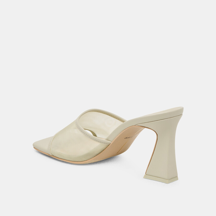 narda heels in hellgrün-mesh