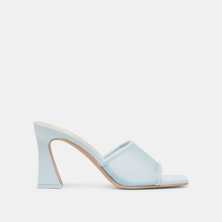 narda heels eisblaues mesh