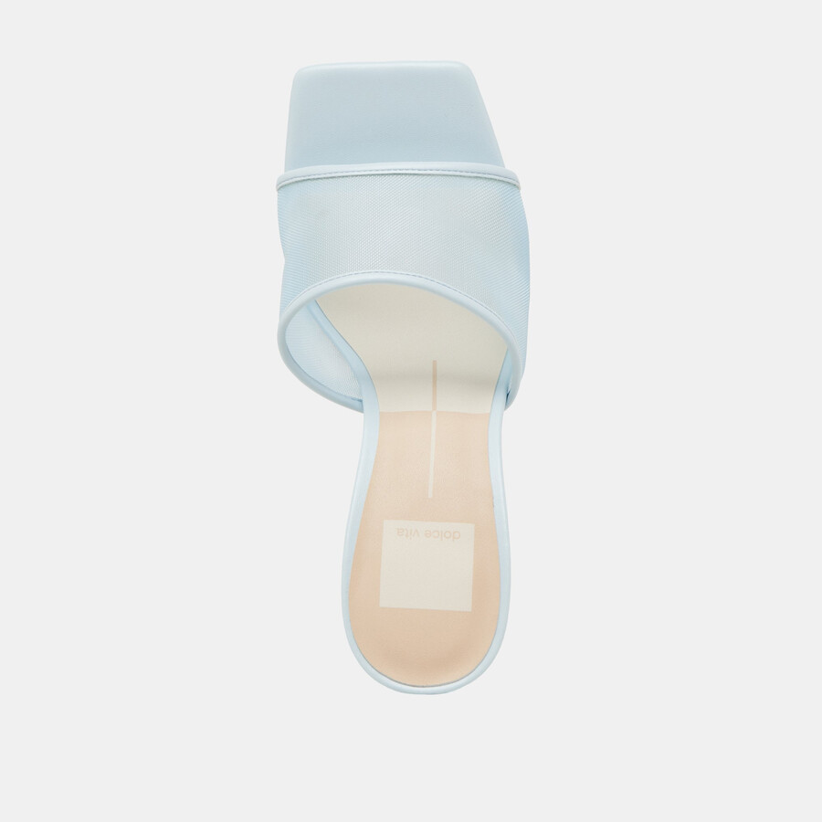 narda heels eisblaues mesh
