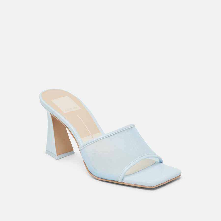 narda heels eisblaues mesh