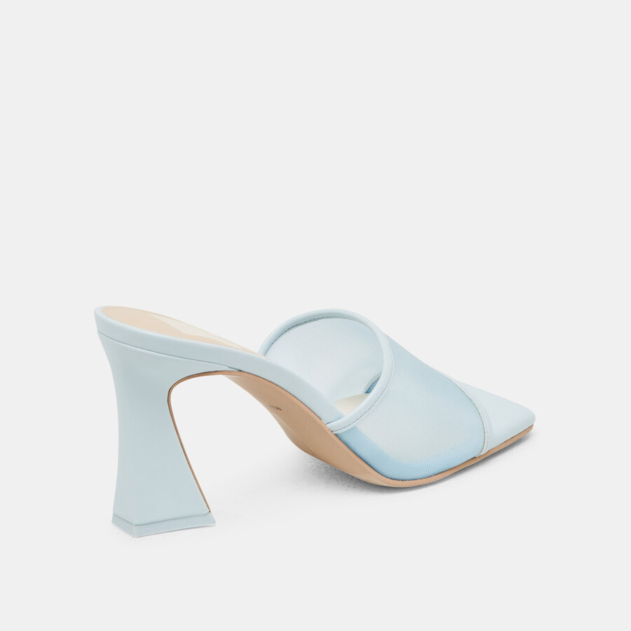 narda heels eisblaues mesh