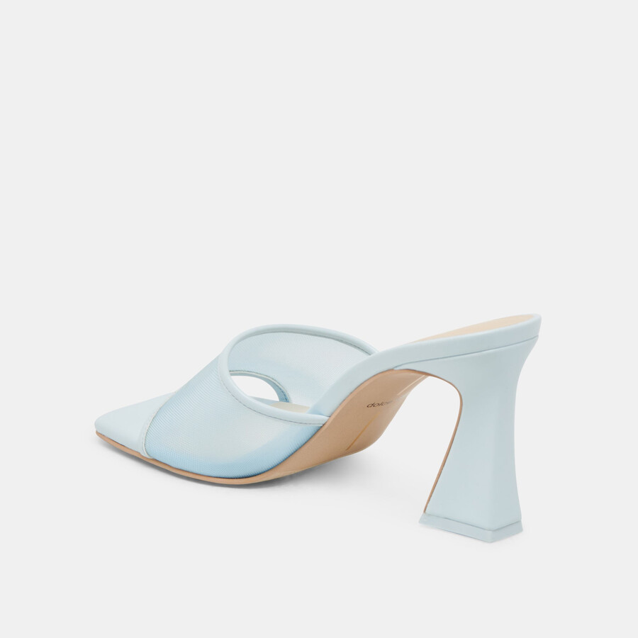 narda heels eisblaues mesh