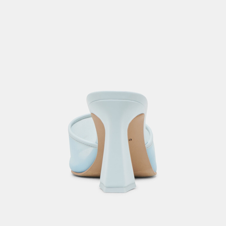 narda heels eisblaues mesh