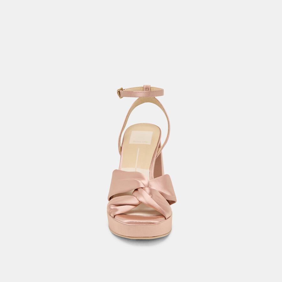parlo heels aus rosafarbenem satin
