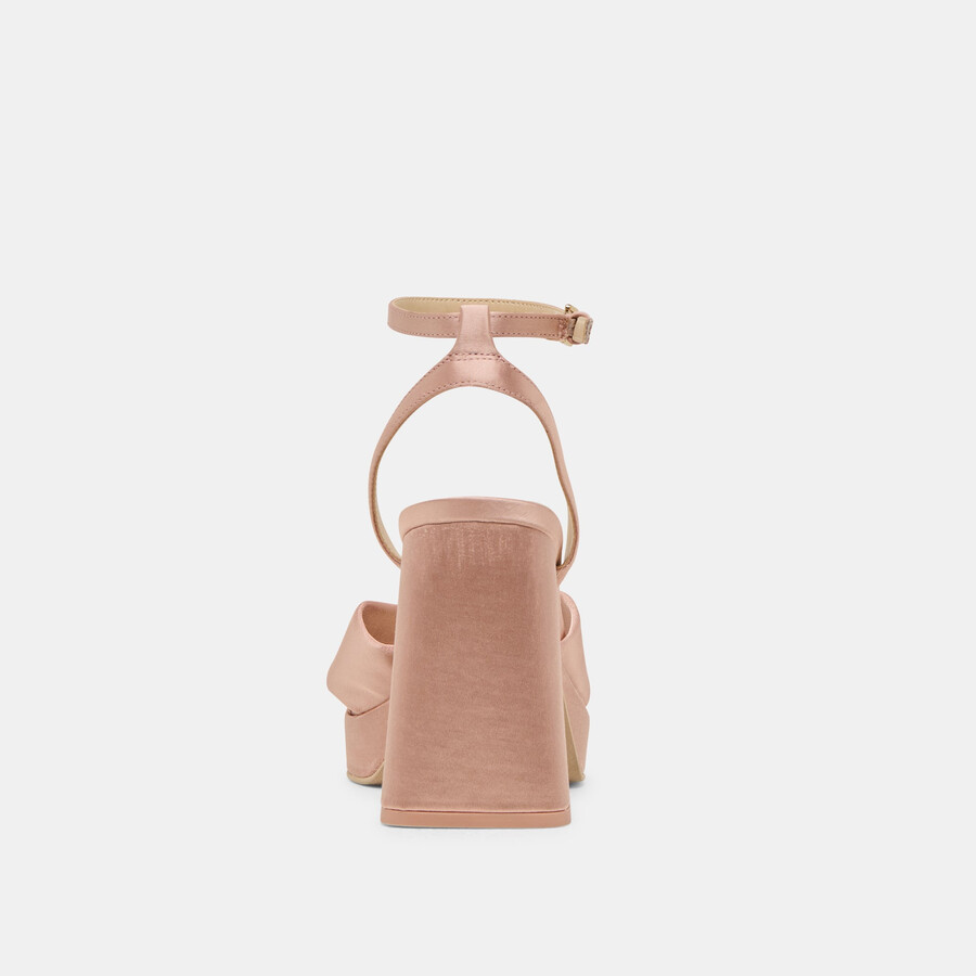 parlo heels aus rosafarbenem satin