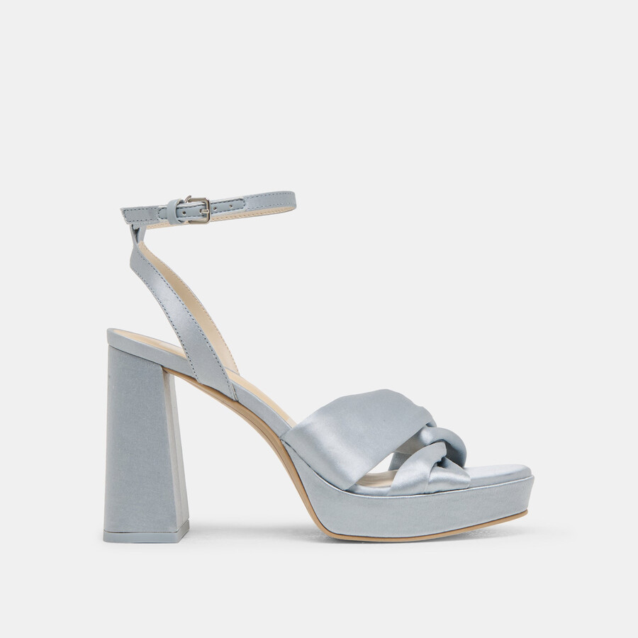 parlo heels hellblauer satin