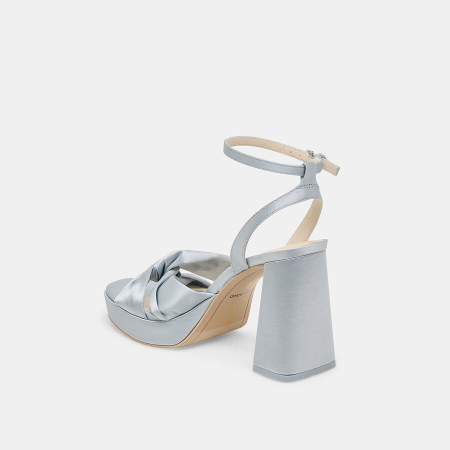 parlo heels hellblauer satin