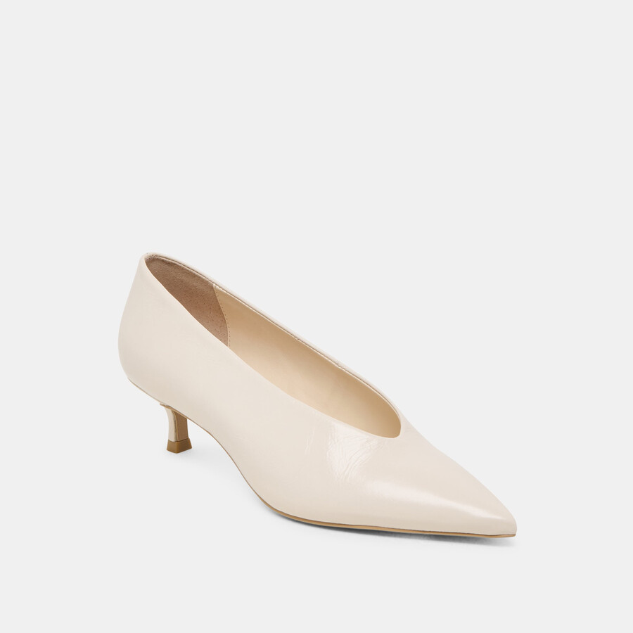 alwyn heels bone crinkle lackleder