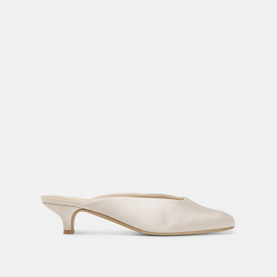 umara heels elfenbein satin