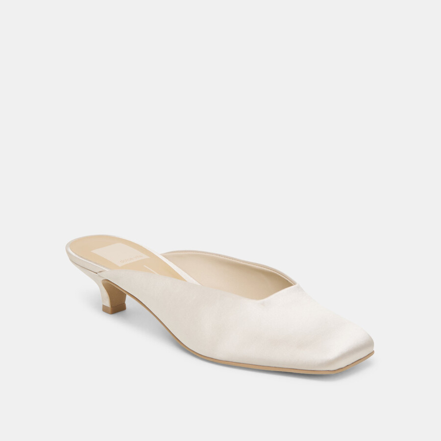 umara heels elfenbein satin