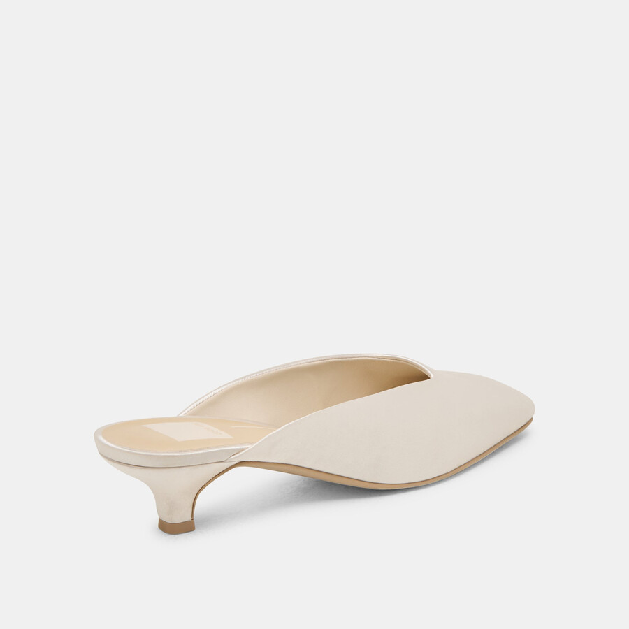 umara heels elfenbein satin