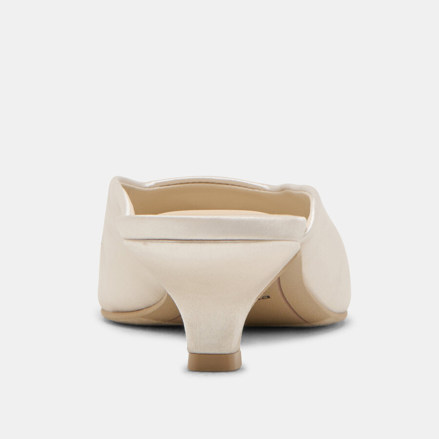 umara heels elfenbein satin