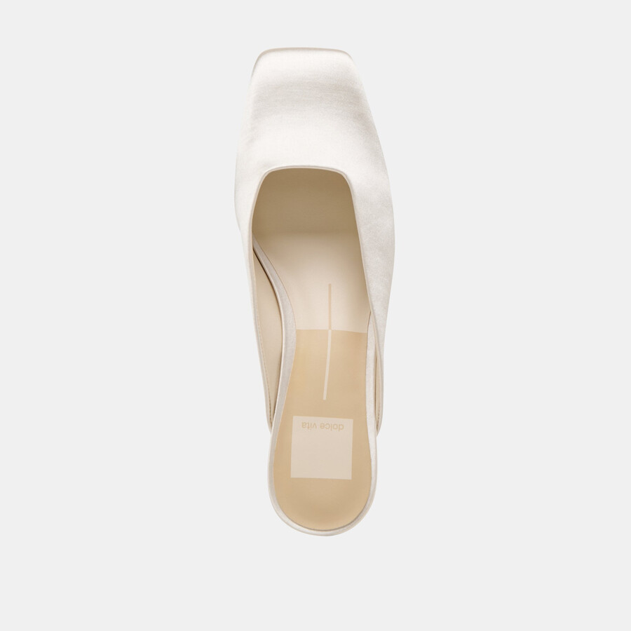 umara heels elfenbein satin