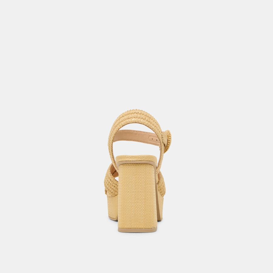 bety heels hellnatur gewebtes raffia
