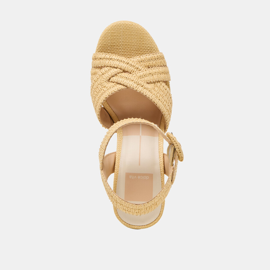 bety heels hellnatur gewebtes raffia